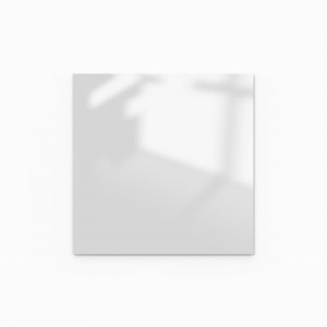 Стеклянная магнитная доска квадратная, цвета "Белый", классическая