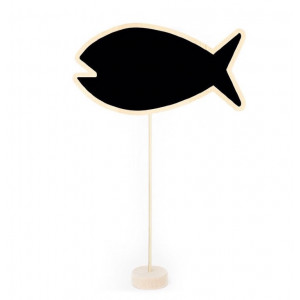 Меловой ценник на деревянной палочке "Рыба"