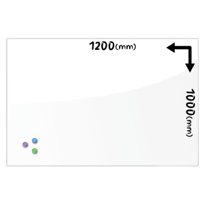 Стеклянная магнитно-маркерная доска 1000х1200 мм