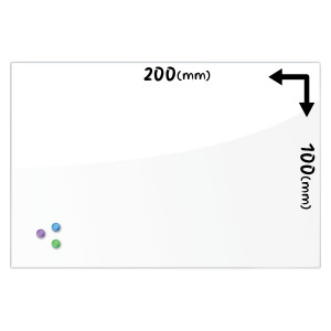 Стеклянная магнитно-маркерная доска 100х200 мм