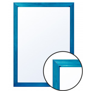Рамка деревянная «Со стеклом», цвета "Синий"