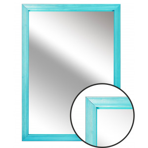 Рамка деревянная «Со стеклом», цвета "Голубой"