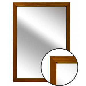 Рамка деревянная «Со стеклом», цвета "Коричневый"