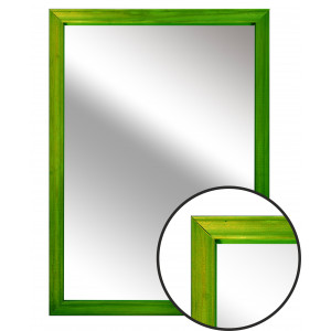Рамка деревянная «Со стеклом», цвета "Зеленый"