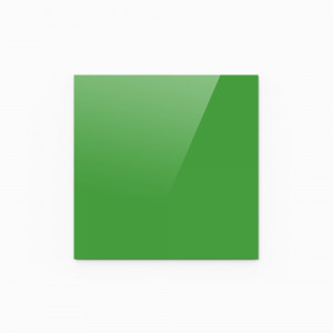 Стеклянная магнитная доска квадратная, цвета "Зеленый", классическая