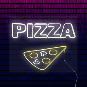 Неоновая вывеска для пиццерии "Pizza Pro"