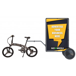 Велосипед с рекламной доской размера M