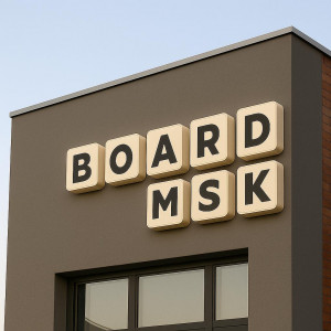 Световой короб квадратный из акрила