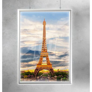 Световая панель алюминиевая подвесная для помещений односторонняя Световая панель алюминиевая подвесная для помещений односторонняя