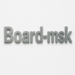 Несветовые объемные буквы из композита под алюминий 