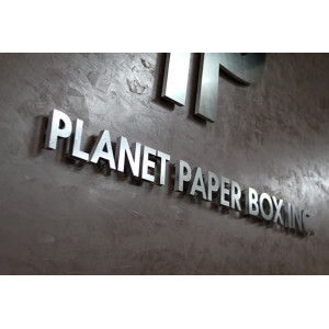 Несветовые объемные буквы из композита под алюминий 