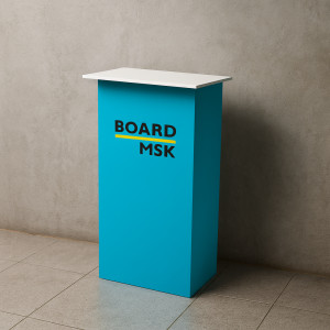 Промостойка “Классическая” прямоугольная из ПВХ  Промостойка “Классическая” прямоугольная из ПВХ