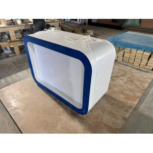 Промостойка световая из ПВХ с лицевой частью из акрила Промостойка световая из ПВХ с лицевой частью из акрила