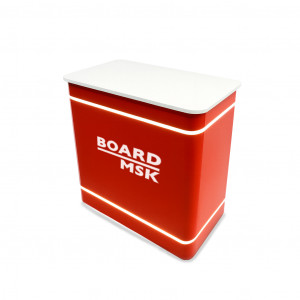 Промостойка с линейной подсветкой из ПВХ Промостойка с линейной подсветкой из ПВХ