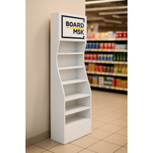 Буклетница деревянная “Классическая” с отделением под логотип №2