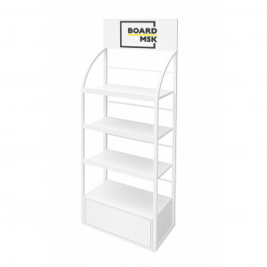 Буклетница деревянная с металлическим каркасом Буклетница деревянная с металлическим каркасом