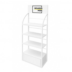 Буклетница деревянная с металлическим каркасом Буклетница деревянная с металлическим каркасом