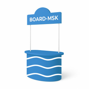 Промостойка "Эконом" прямоугольная из ПВХ №2 Промостойка "Эконом" прямоугольная из ПВХ №2