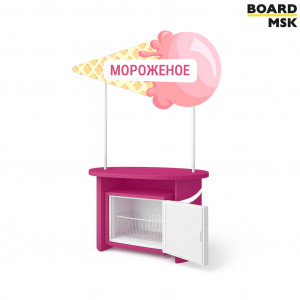 Промостойка "Эконом" прямоугольная из ПВХ №2