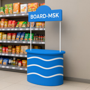 Промостойка "Эконом" прямоугольная из ПВХ №2 Промостойка "Эконом" прямоугольная из ПВХ №2