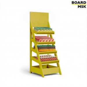 Промостойка деревянная "Ступенчатая" №2