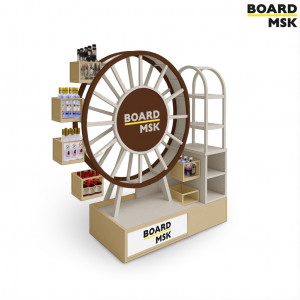 Промостойка деревянная "Колесо"