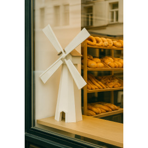 Промостойка выставочная фигурная из ПВХ "Мельница"