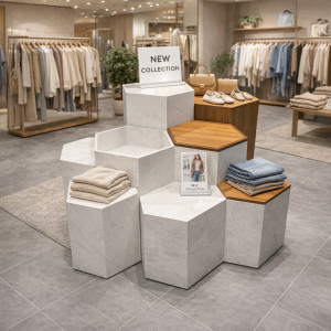 Промостойка интерьерная из ЛДСП с покрытие под камень