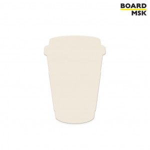 Фигурная магнитно-маркерная доска “Стаканчик кофе” 