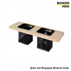 Полка-органайзер для пегборда с двумя стаканами