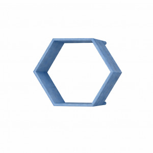 Полка для пегборда Board-msk деревянная "Соты" Полка для пегборда Board-msk деревянная "Соты"