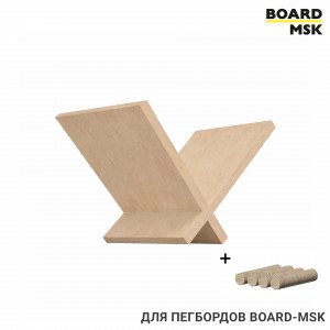 Полка для пегборда Board-msk деревянная для книг Полка для пегборда Board-msk деревянная для книг