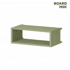 Полка для пегборда Board-msk деревянная, прямоугольная, горизонтальная №2