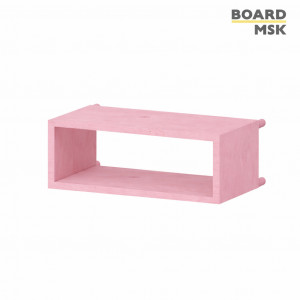 Полка для пегборда Board-msk деревянная, прямоугольная, горизонтальная №2