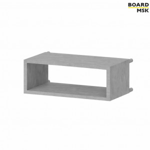 Полка для пегборда Board-msk деревянная, прямоугольная, горизонтальная №2