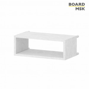 Полка для пегборда Board-msk деревянная, прямоугольная, горизонтальная №2