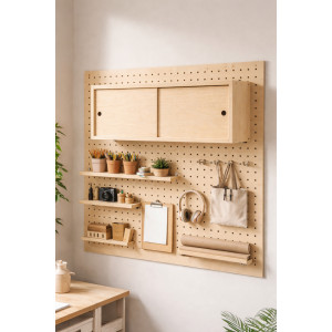 Шкаф-модуль деревянный Board-msk для пегборда №2 Шкаф-модуль деревянный Board-msk для пегборда №2