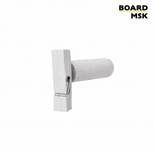Прищепка деревянная для пегборда Board-msk