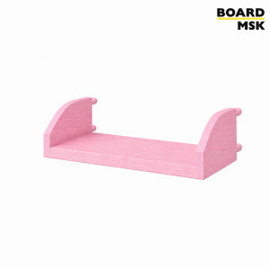 Полка для пегборда Board-msk деревянная с боковыми бортами 