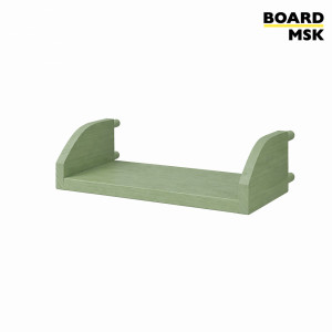 Полка для пегборда Board-msk деревянная с боковыми бортами 