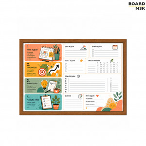 Магнитная доска Board-Msk с печатью под заказ