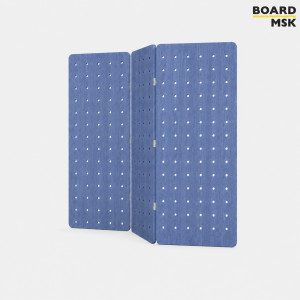 Складная пегборд-панель деревянная Board-Msk для зонирования пространства 3-х секционная