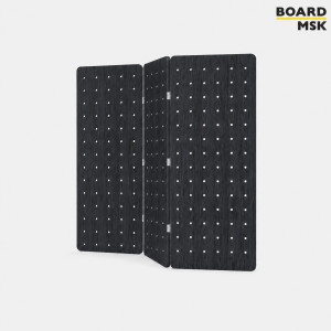 Складная пегборд-панель деревянная Board-Msk для зонирования пространства 3-х секционная