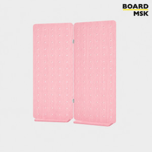 Складная пегборд-панель деревянная Board-Msk для зонирования пространства 2-х секционная