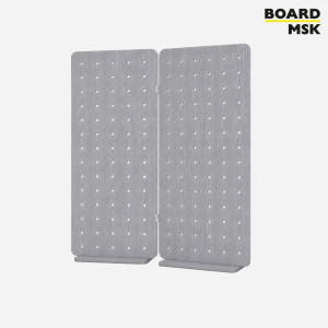 Складная пегборд-панель деревянная Board-Msk для зонирования пространства 2-х секционная