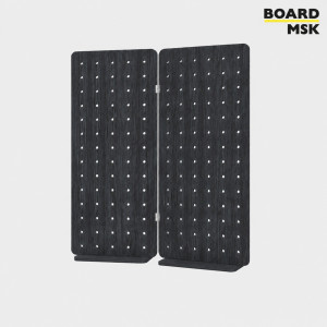 Складная пегборд-панель деревянная Board-Msk для зонирования пространства 2-х секционная