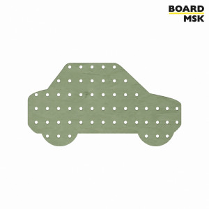 Детский фигурный пегборд "Машина" Board-Msk
