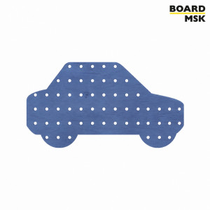 Детский фигурный пегборд "Машина" Board-Msk