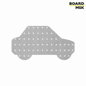 Детский фигурный пегборд "Машина" Board-Msk