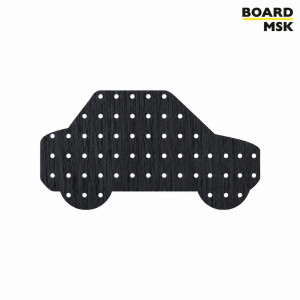 Детский фигурный пегборд "Машина" Board-Msk